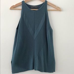 Anthropologie High-Neck Knit Tank